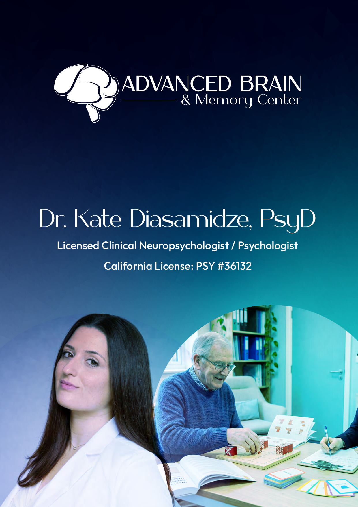 Dr. Kate Diasamidze, PsyD booklet cover